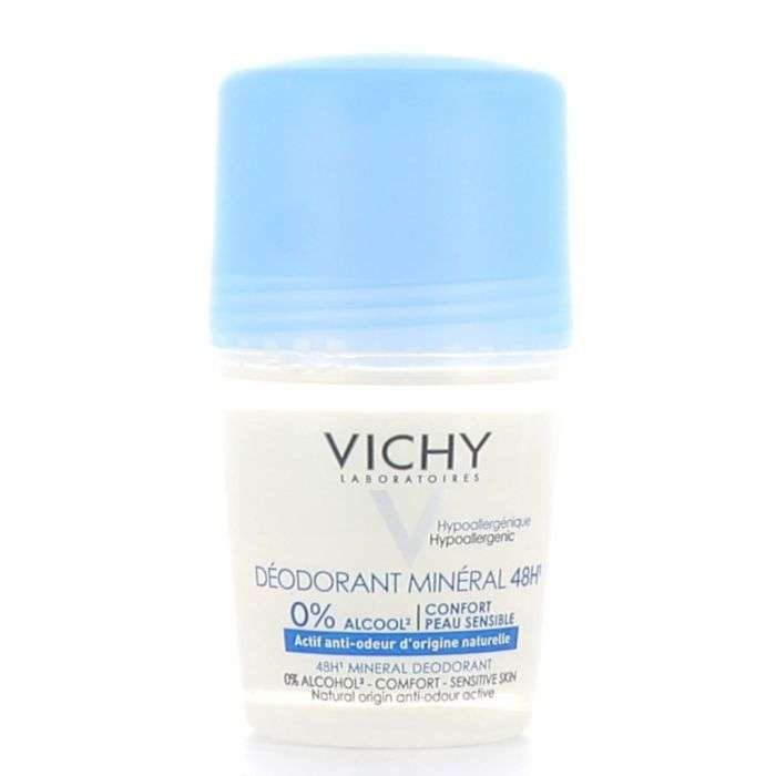 Vichy Deodorant Mineral 48h Sans Sels D'aluminium Roll-on 50ml Promotion -20%