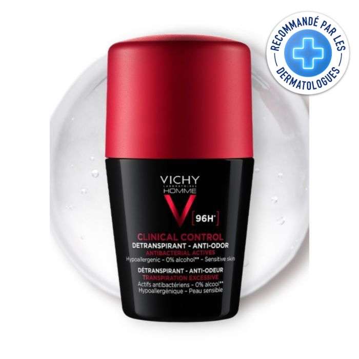 Vichy Deodorant Clinical Control 96h Transpiration Excessive Homme