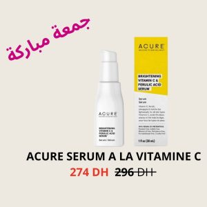 ACURE SERUM ECLAT A LA VITAMINE C ET L'ACIDE FERULIQUE 30 ML