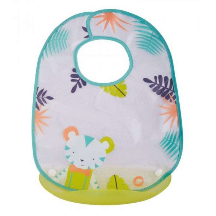 BEBE CONFORT BAVOIR TEXTILE AVEC RAMASSE MIETTES JUNGLE VIBES