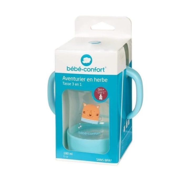 BEBE CONFORT TASSE 3 EN 1 AVENTURIER EN HERBE +9MOIS STEP 3 180ML