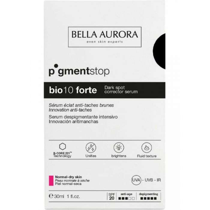 BELLA AURORA BIO10 FORTE PIGMENT STOP PEAUX NORMALES A SECHES