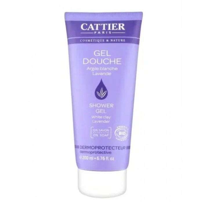 CATTIER GEL DOUCHE ARGILE BLANCHE LAVANDE 200 ML