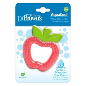DR BROWNS ANNEAU DE DENTITION AQUACOOL POMME 3 MOIS PLUS