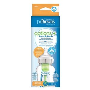 DR BROWN'S BIBERON OPTIONS+ + ANTI COLIC COL LARGE 330ML TETINE 3 MOIS+