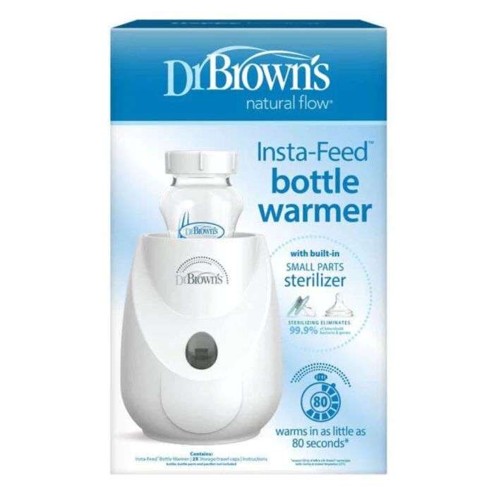 DR BROWNS CHAUFFE BIBERON ET STERILISATEUR INSTA FEED