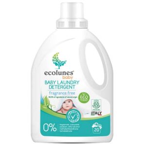 ECOLUNES LESSIVE BEBE ECOLOGIQUE ET HYPOALLERGENIQUE 20 LAVAGES 1 L