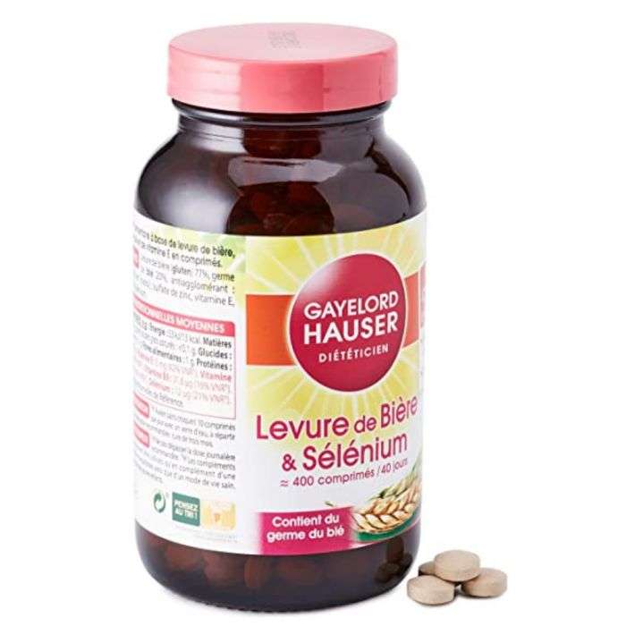 GAYELORD HAUSER LEVURE DE BIERE ET SELENIUM 400 COMPRIMES