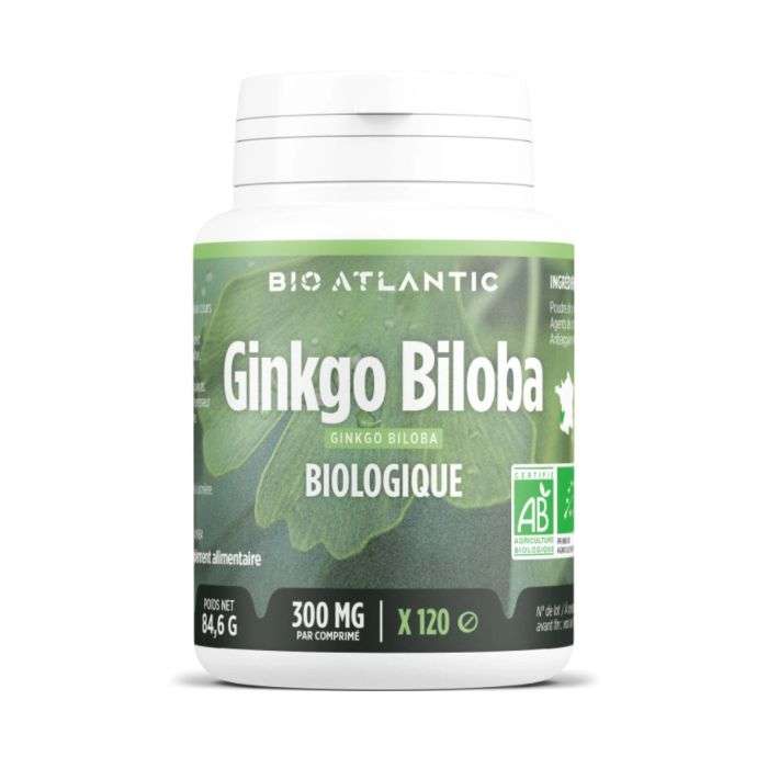 GPH GINKGO BILOBA BIO 120 COMPRIMES DOSES A 300 MG