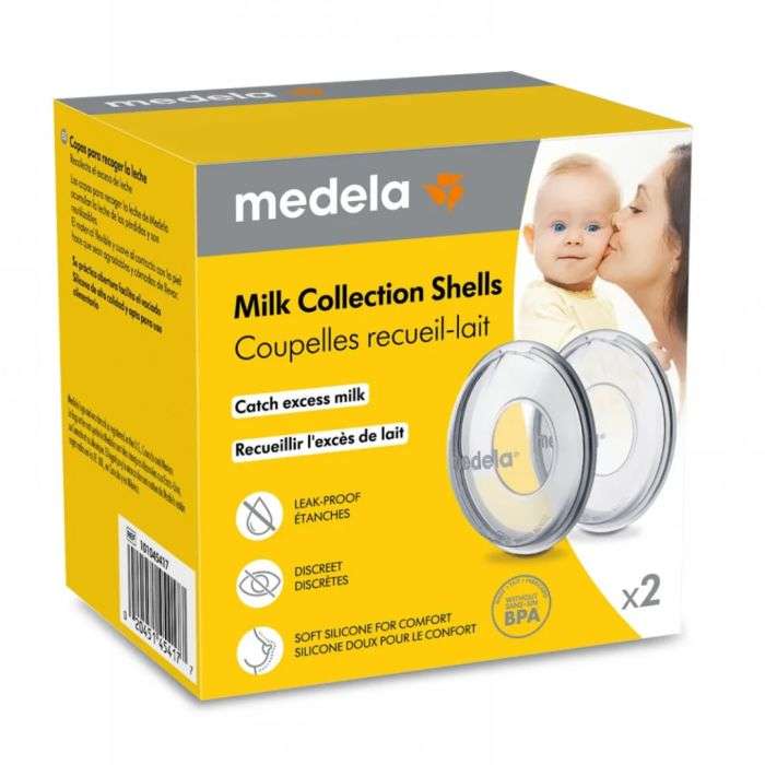 MEDELA COQUILLE DE RECUEIL DE LAIT x2