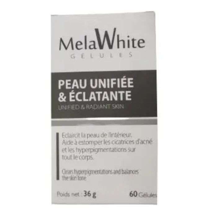 MELAWHITE PEAU UNIFIEE ET ECLATANTE 60 GELULES