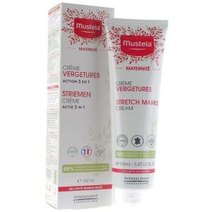 MUSTELA CREME PREVENTION VERGETURES 3 EN 1 - TUBE DE 150 ML