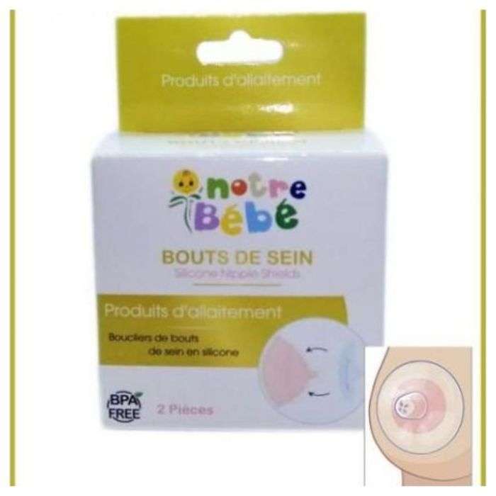 NOTRE BEBE PRODUIT D'ALLAITEMENT BOUTS DE SEIN