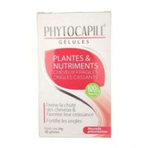 PHYTOCAPILL Plantes Nutriments cheveux et ongles 30 comprimes