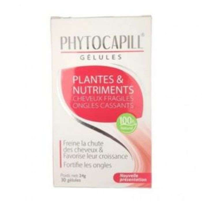 PHYTOCAPILL Plantes Nutriments cheveux et ongles 30 comprimes