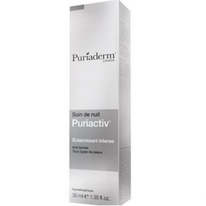 PURIADERM PURIACTIV SOIN DE NUIT ÉCLAIRCISSANT INTENSE 30 ML