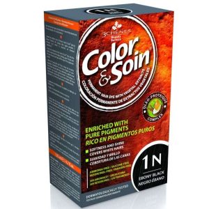 3 CHENES COLOR ET SOIN COLORATION PERMANENTE 1N NOIRE EBENE 135 ML