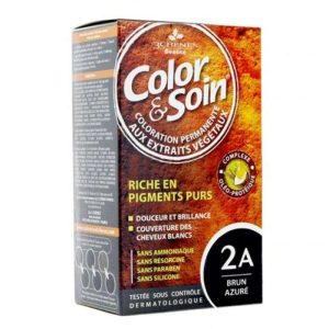 3 CHENES COLOR ET SOIN COLORATION PERMANENTE 2A BRUN AZURE 135 ML