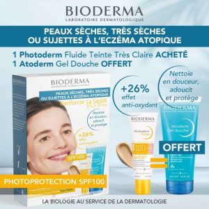 BIODERMA OFFRE PHOTODERM FLUIDE MAX SPF100 TRES CLAIRE 40 ML