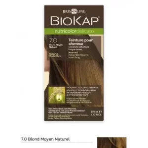 BIOKAP NUTRICOLOR NUTRICOLOR TEINTURE POUR CHEVEUX BLOND MOYEN 7, 0
