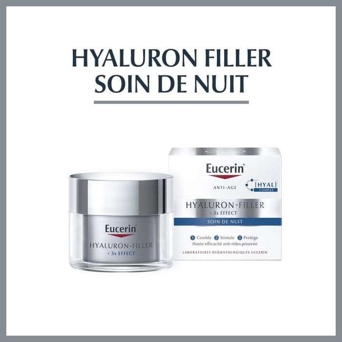 EUCERIN HYALURON FILLER *3 EFFECTS SOIN DE NUIT 50 ML