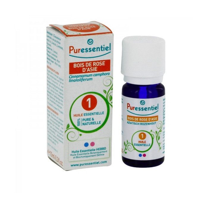 PURESSENTIEL HUILE ESSENTIELLE BOIS DE ROSE D'ASIE 10ML