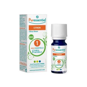 PURESSENTIEL HUILE ESSENTIELLE CITRON BIO 10 ML