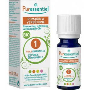 PURESSENTIEL HUILE ESSENTIELLE DE ROMARIN A VERBENONE BIO 5 ML