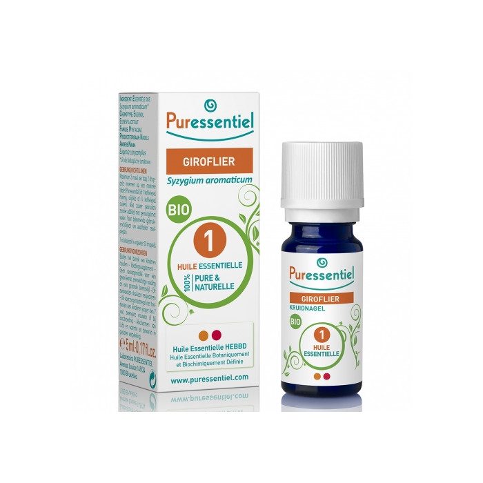 PURESSENTIEL HUILE ESSENTIELLE GIROFLIER BIO 5ML