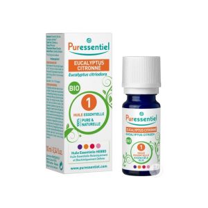 PURESSENTIEL HULE ESSENTIELLE D'EUCALYPTUS CITRONNE 10 ML
