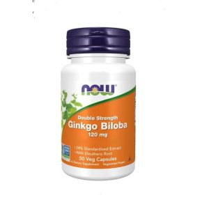 NOW Foods, Ginkgo biloba,120 mg, 50 capsules