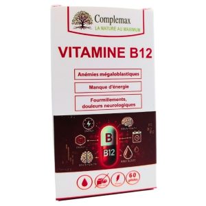 Complemax Vitamine B12 – 60 Gélules