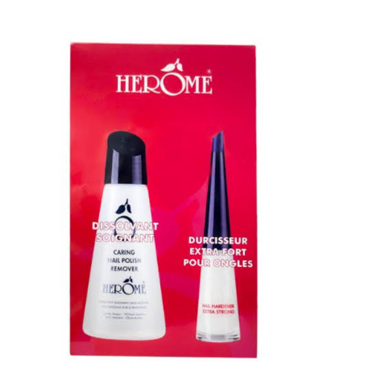 HEROME COFFRET DISSOLVANT SOIGNANT + DURCISSEUR EXTRA FORT