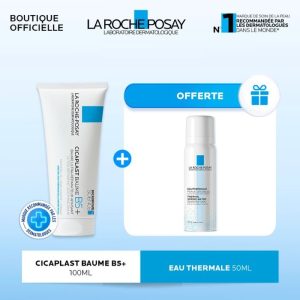 LA ROCHE POSAY OFFRE CICAPLAST BAUME REPARATEUR B5+ 100 ML + EAU THERMALE 50ML OFFERTE