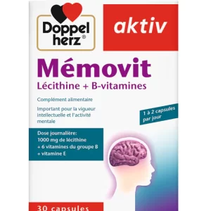 Doppel Herz Aktiv Mémovit Lécithine + B-vitamines 30 Capsules