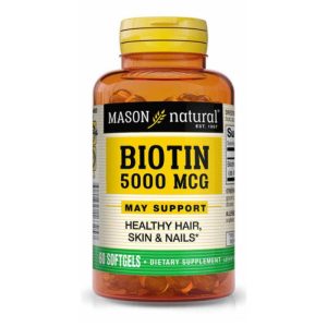 MASON NATURAL BIOTIN 5000 MCG 60 GELULES