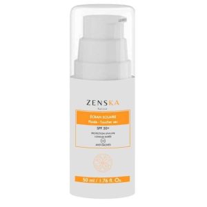 ZENSKA ECRAN SOLAIRE FLUIDE TOUCHER SEC SPF 50+ ANTI TACHES 50 ML