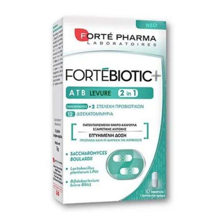 Forté Pharma FortéBiotic+ ATB 2en1 – 10 Gélules