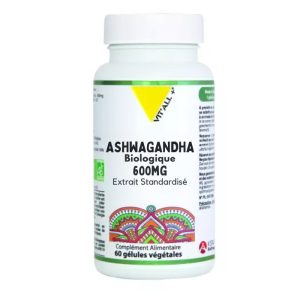 VITALL + ASHWAGANGHA BIOLOGIQUE 600 MG 60 GELULES