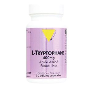 VITALL+ L TRYPTOPHANE 400 MG 30 GELULES VEGETALES