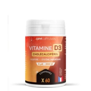 GPH DIFFUSION – Vitamine D – 60 Capsules