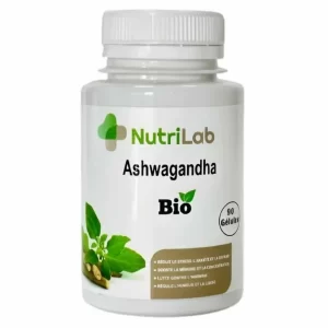 NUTRILAB – Ashwagandha Bio – 90 Gélules