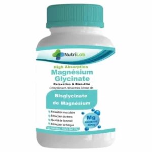 NUTRILAB – Magnésium Glycinate Relaxation Et Bien-être 300mg – 60 Gélules
