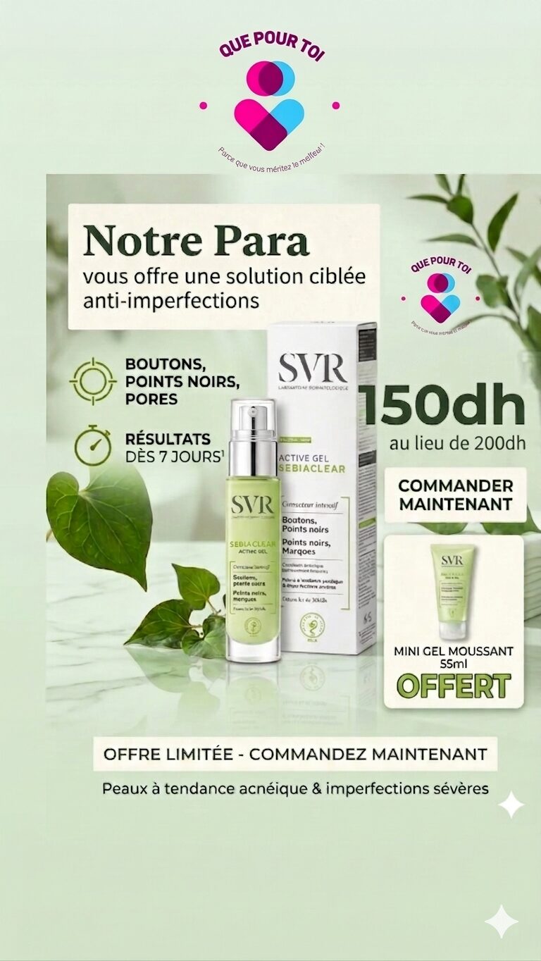 SVR – Sebiaclear Active Gel Correcteur Intensif Boutons Points Noirs Anti-marques – 40ml
