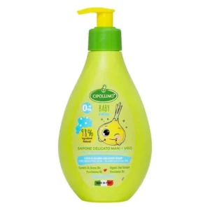 CIPOLLINO BABY CARE SAVON DELICAT POUR VISAGE ET MAINS 0 MOIS + 250 ML
